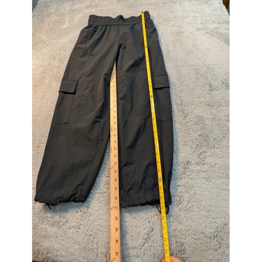 JoyLab ~Black Lightweight High-Rise Cargo Parachute Jogger Pants - Women's Small - Picture 9 of 14